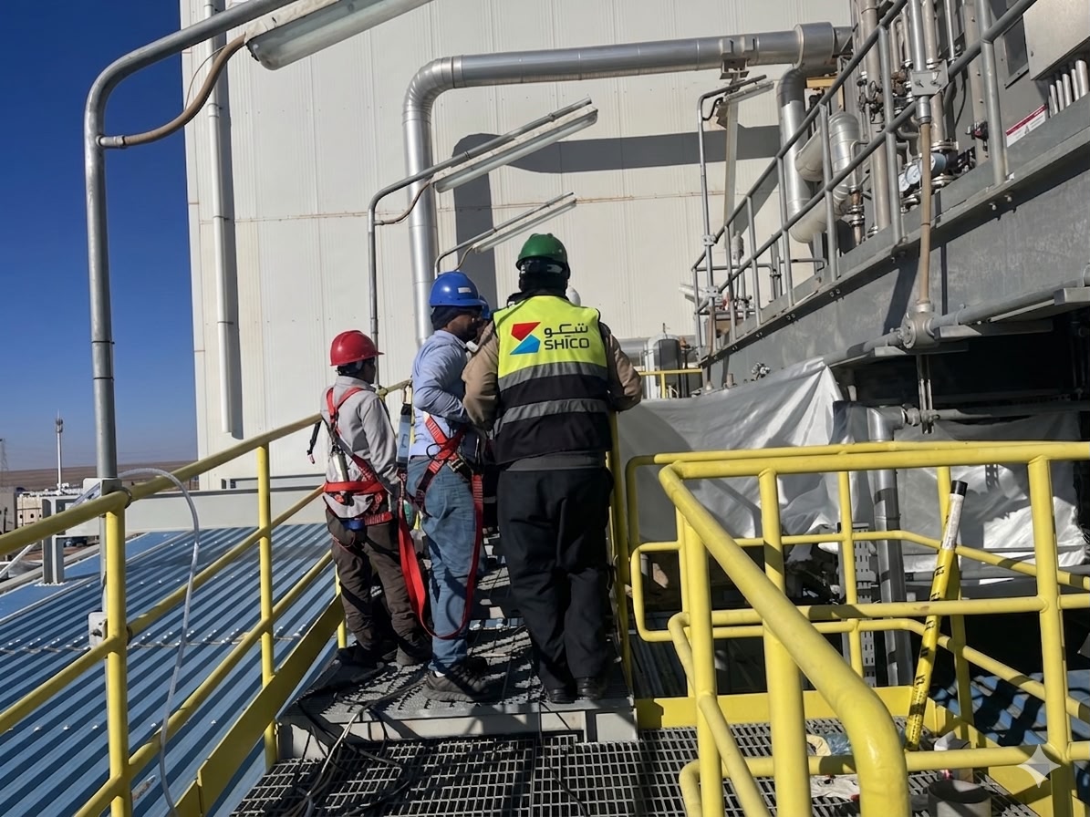 SHICO engineers on site