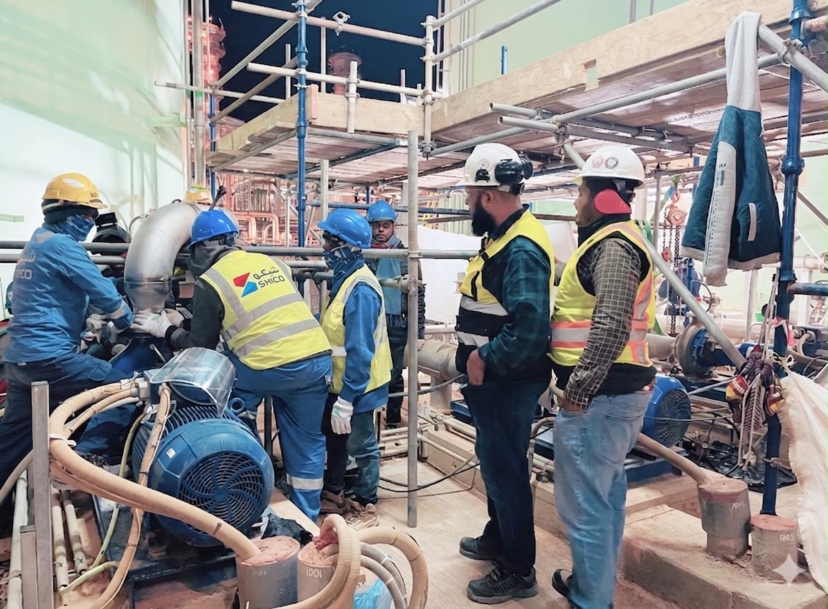 SHICO night construction works